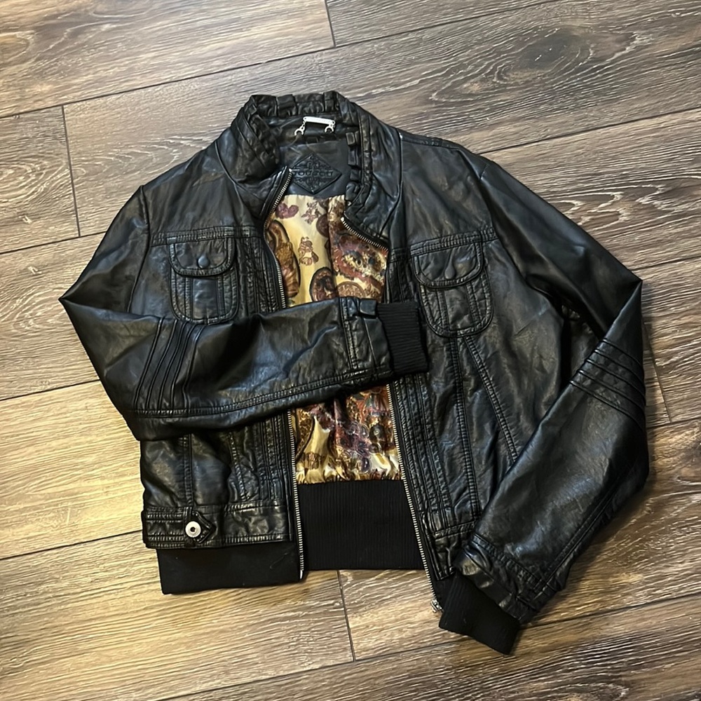 Faux Leather Jacket